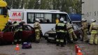 В Пензенской области ликвидировали последствия условной автокатастрофы
