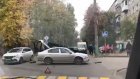 На улице Дзержинского в Пензе столкнулись ВАЗ-2105 и Skoda Octavia