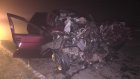 ДТП в Иссинском районе: ВАЗ-2112 разбился всмятку