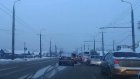 На улице Терновского столкнулись Nissan Qashqai, Kia и Mazda