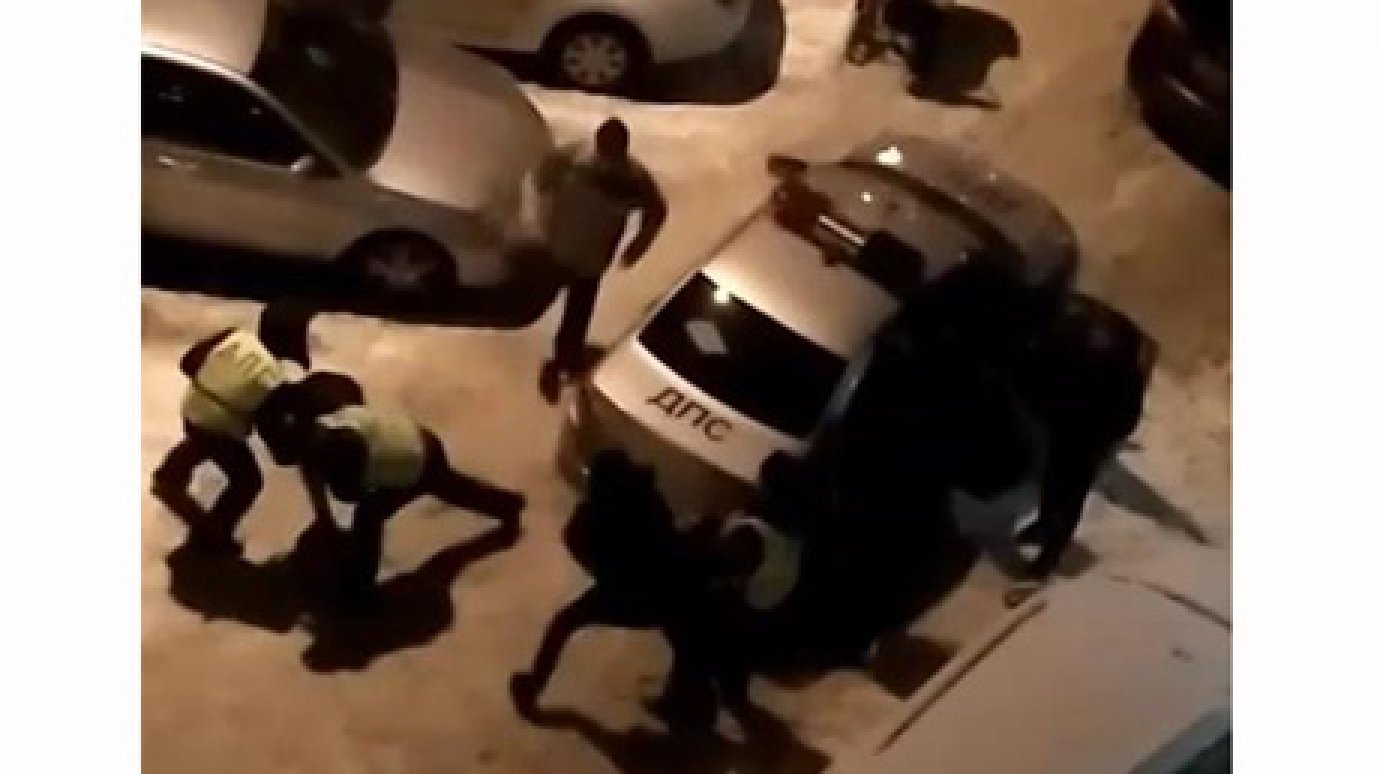 В Пензе очевидцы сняли на видео задержание пьяного водителя