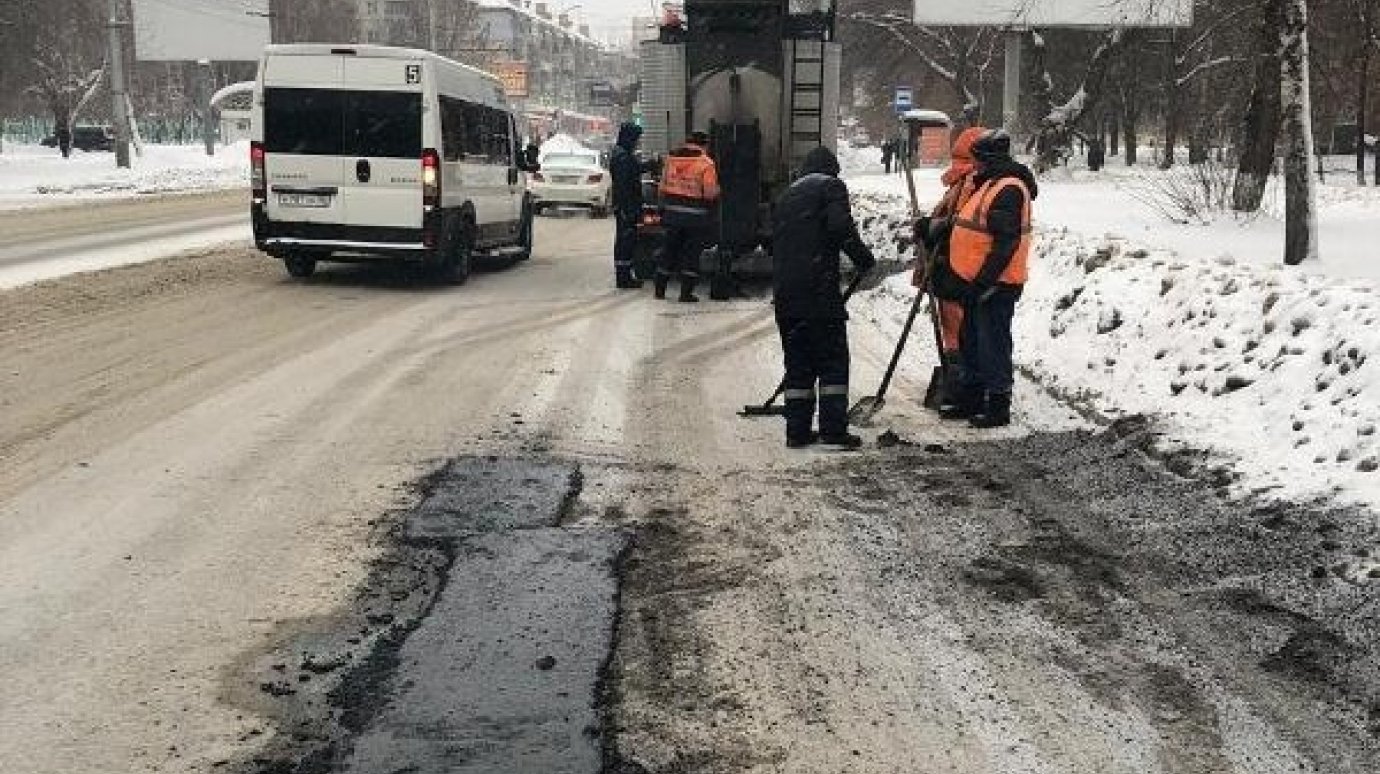 Участок улицы Луначарского в Пензе покрыли литым асфальтом