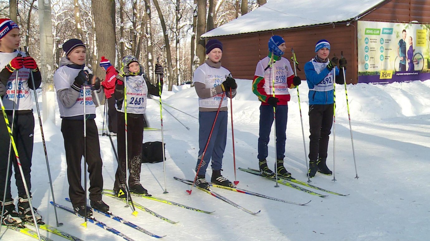 В Пензе состоялось первенство по лыжным гонкам среди глухих детей
