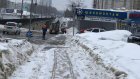 Коммунальщики расчистили «волчью тропу» на проспекте Победы