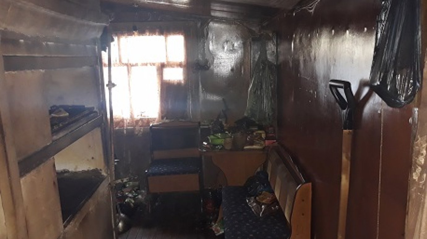В Пачелме пожар унес жизнь 44-летнего мужчины