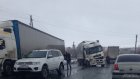 В Мокшанском районе кабину КамАЗа перекосило после ДТП с фурой