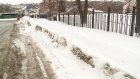 На улице Пермской за зиму ни разу не почистили пешеходную дорожку