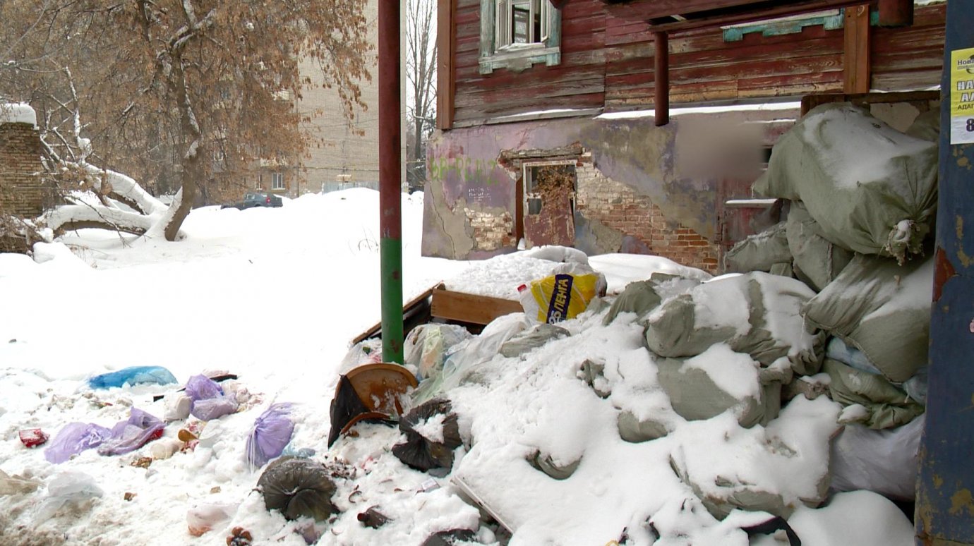 Жители улиц Красной и Чкалова ленятся дойти до мусорки