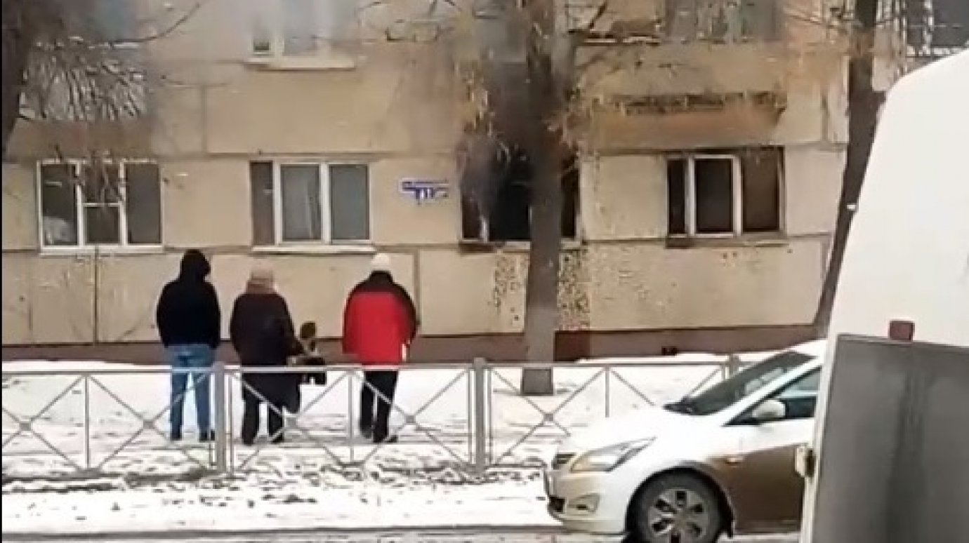 В доме на улице Рахманинова в Пензе сгорела комната