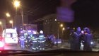 В Пензе водитель опрокинувшейся «Приоры» не получил серьезных травм