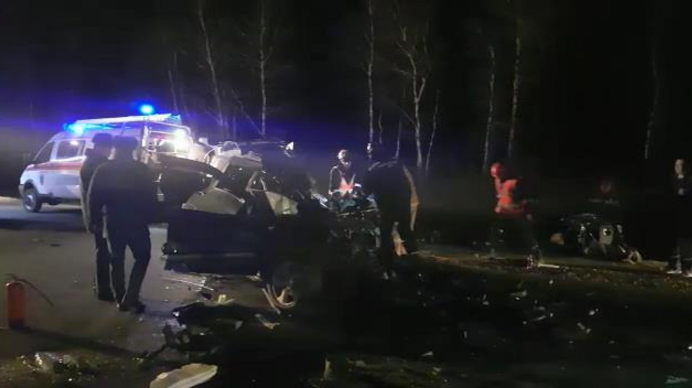 Появилось видео с места смертельной аварии в Мокшанском районе
