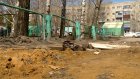 На Тернопольской, 7, раскопки над трубой лишили жителей тротуара
