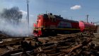 К тушению пожара у Пензы-III привлекли поезд