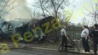 В Пензе в нежилом доме на ул. Космодемьянской произошел пожар