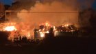 В страшном пожаре на Бугровке погиб мужчина