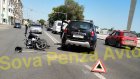 В Пензе на улице Урицкого Renault столкнулся с мопедом