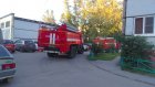 На улице Вадинской спасатели потушили пожар во дворе школы