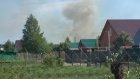 В поселок Победа на тушение сухой травы выезжали 9 пожарных