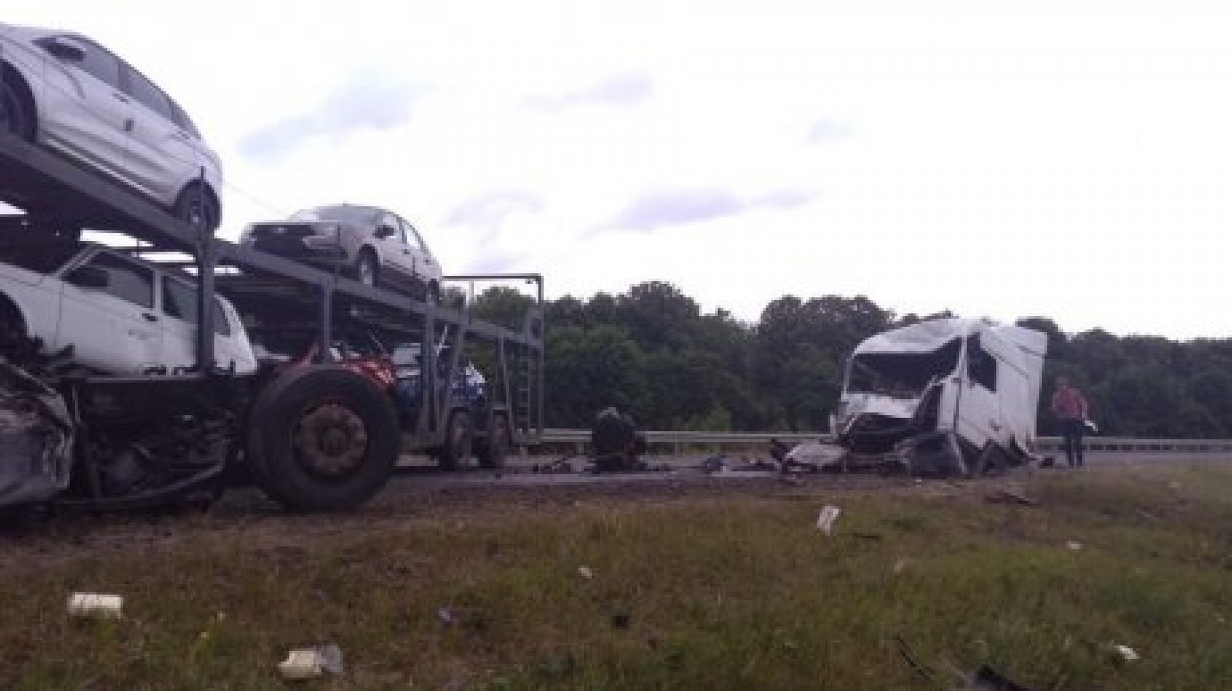 ГИБДД: В Кузнецком районе погибли водители МАЗа и Volkswagen