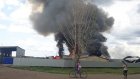 В Колышлейском районе огонь уничтожил три ангара