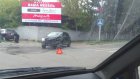На улице Белинского в Кузнецке не разъехались две легковушки