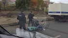 Соцсети: на ул. Каракозова полицейский автозак сбил пешехода