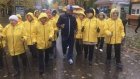 В Пензе губернатор прошелся вместе с любительницами скандинавской ходьбы