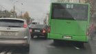 На улице Кирова в Пензе столкнулись автобус и Audi