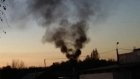 В Терновке утром загорелся строительный мусор