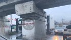 Под «мостом дураков» в Пензе застряла очередная фура