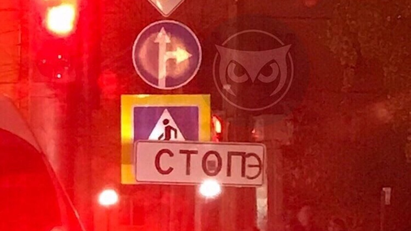 На ул. Володарского в Пензе появился креативный дорожный знак