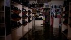 На улице Московской затопило обувной магазин