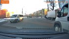 В Пензе водитель маршрутки № 77 проигнорировал красный свет
