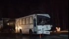 Очевидцы сообщают о столкновении автобуса с цистерной на трассе М5
