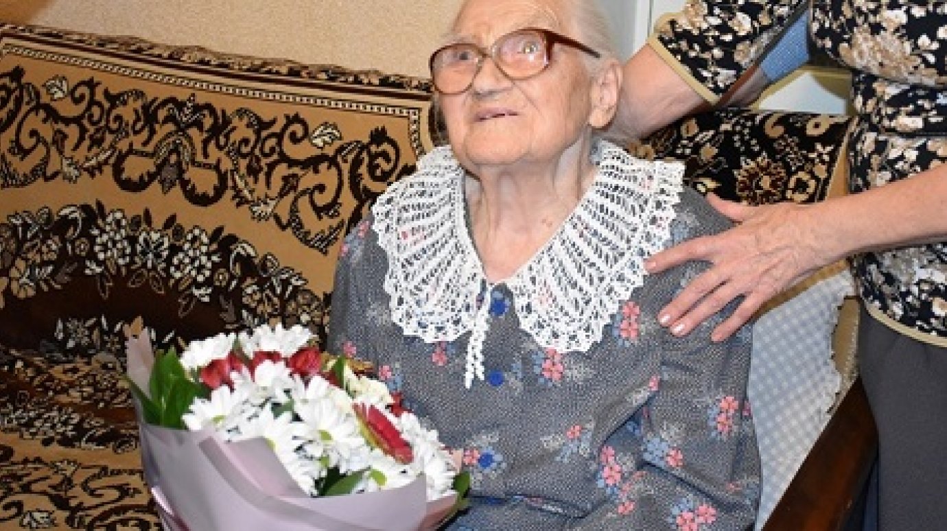 Пензячка Домна Белкина отметила 100-летний юбилей