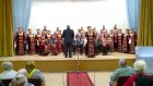 В доме ветеранов дал концерт хор русской народной песни