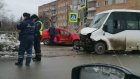 В ДТП с маршруткой № 85 на ул. Свердлова пострадали 7 человек