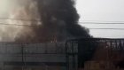 На месте серьезного пожара в поселке Чаадаевка работают 53 спасателя