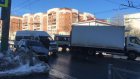 На улице Свердлова в Пензе случилось ДТП с участием маршрутки