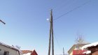 Деревянный столб в 2-м Солдатском проезде почти превратился в труху