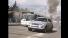 На улице Тухачевского в Пензе загорелся пассажирский автобус