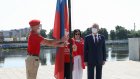 На набережной Суры в честь Дня России торжественно подняли флаг