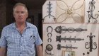 В Кузнецке открылась выставка местного мастера ковки по металлу