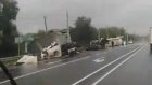 Очевидцы сообщили о смертельной аварии в Кузнецком районе