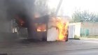 На улице Сухумской в Пензе сгорел ларек с шаурмой