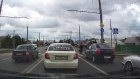 В Терновке водитель нарушил правила и едва не сбил пешехода