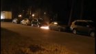 Зареченец снял на видео пламя, бушующее под Volkswagen