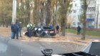 На проспекте Строителей разбился автомобиль BMW