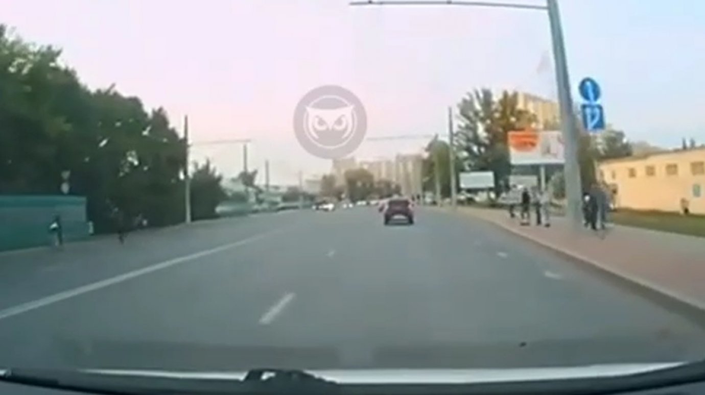 Игры: в Терновке водитель снял перебегавших дорогу подростков