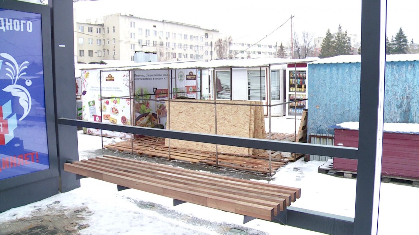 Новая остановка на улице Суворова удивила пензенцев дизайном